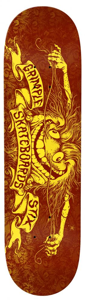 - Anti Hero Grimplestix p/p Deck - 8.25