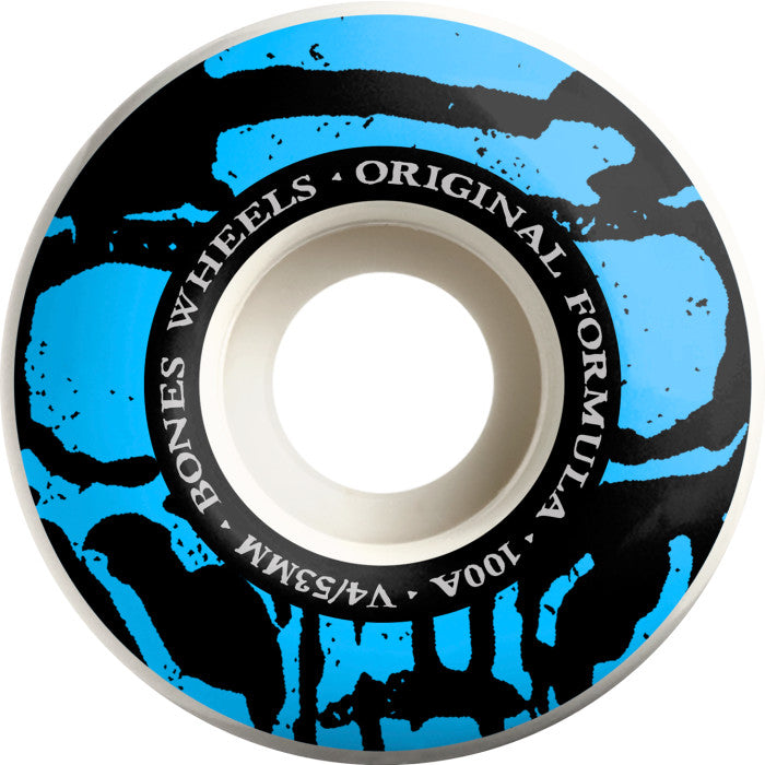Bones Wheels Og Formula Mummy Skulls 53Mm V5 Sidecut Wheels 101A