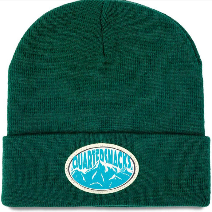 Quartersnacks Mountain Patch Beanie Forest Green