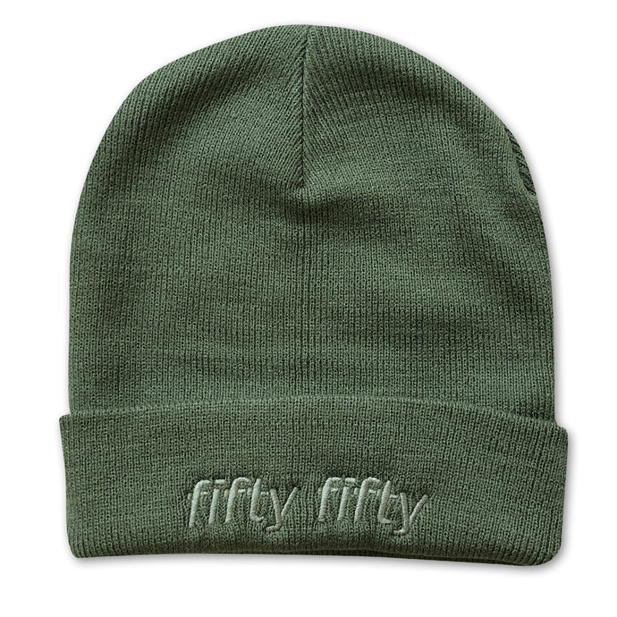 Fifty Fifty Cuff Beanie Army Green