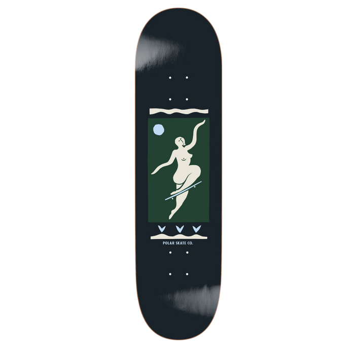 Polar Skate  No Comply Charcoal  Deck 8.25