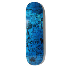 Skateboard Cafe Gaurab Sketches Deck C2 Shape Blue Assorted Sizes