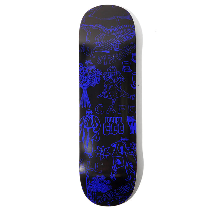Skateboard Cafe Gaurab Sketches Deck C2 Shape Black 8.25