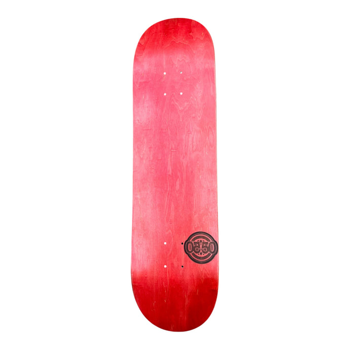Fifty Fifty Og Round Mini Logo Laser Deck Red Assorted Sizes