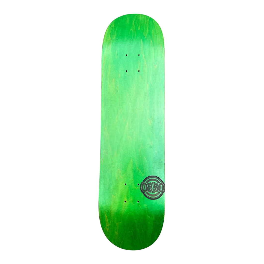 Fifty Fifty Og Round Mini Logo Laser Deck Green Assorted Sizes