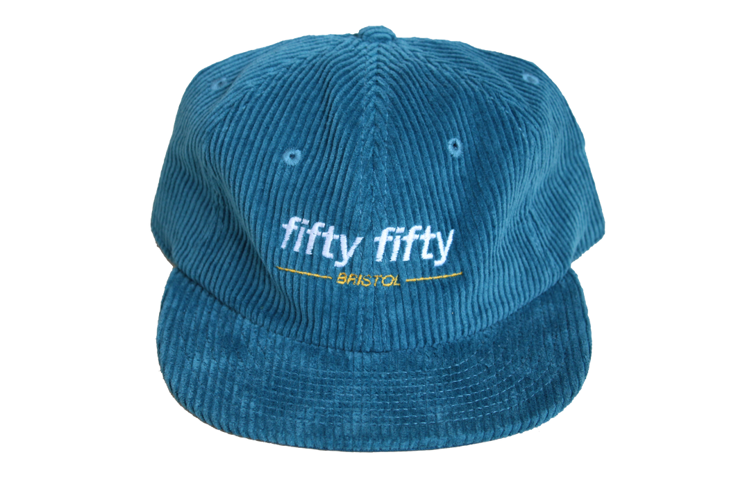 Fifty Fifty Corduroy 6 Panel Cap Emerald