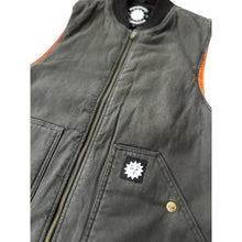 Fore-cast X Slowgold Quilted Canvas Vest Khaki