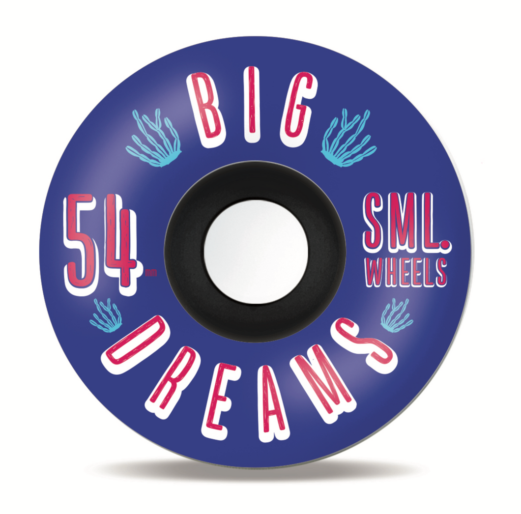 Sml Wheels Succulent Cruiser - Blue Dreams - 54mm/ 92a/ V-Cut