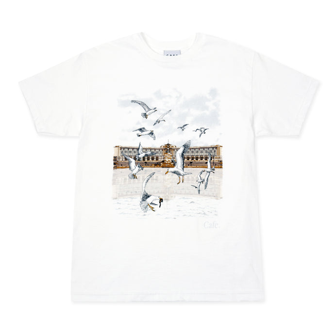 Skateboard Cafe Lloyds T-Shirt White