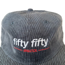 Fifty Fifty Corduroy Trademark Bristol Embroidered 6 Panel Cap Slate