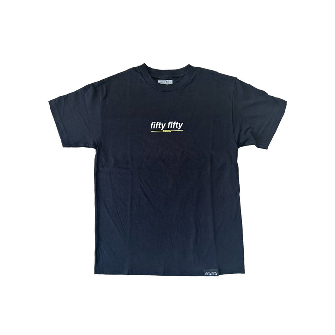 Fifty Fifty Trademark Bristol T-Shirt Black/White/Gold