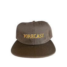 Fore-Cast Embroidered Logo Snapback Cap Brown