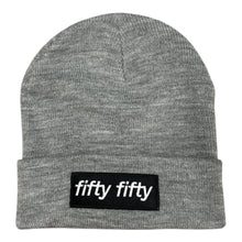 Fifty Fifty Trademark Embroidered Beanie Heather Grey
