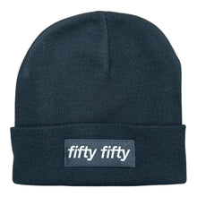 Fifty Fifty Trademark Embroidered Beanie Black