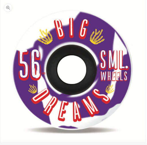 Sml Wheels Succulent Cruiser - Purple Swirl - 56mm/ 92a/ V-Cut