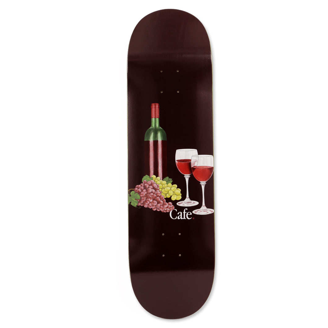Skateboard Cafe Vino C2 Shape Deck Burgundy 8.375