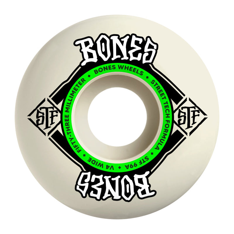 Bones STF  V5 Sidecut Wheels 53mm