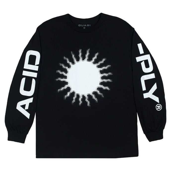 Quasi Skateboards Acid Ply LS T-Shirt Black