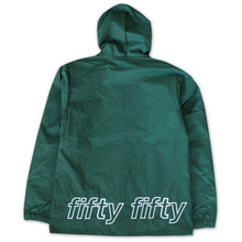 Fifty Fifty Outline Hooded Coach Jacket Forest Green