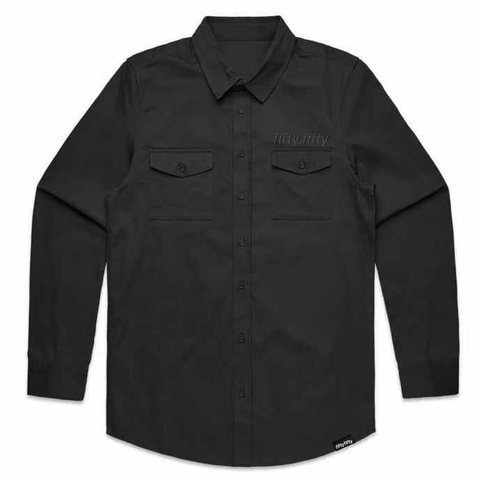 Fifty Fifty Trademark Military Shirt Black