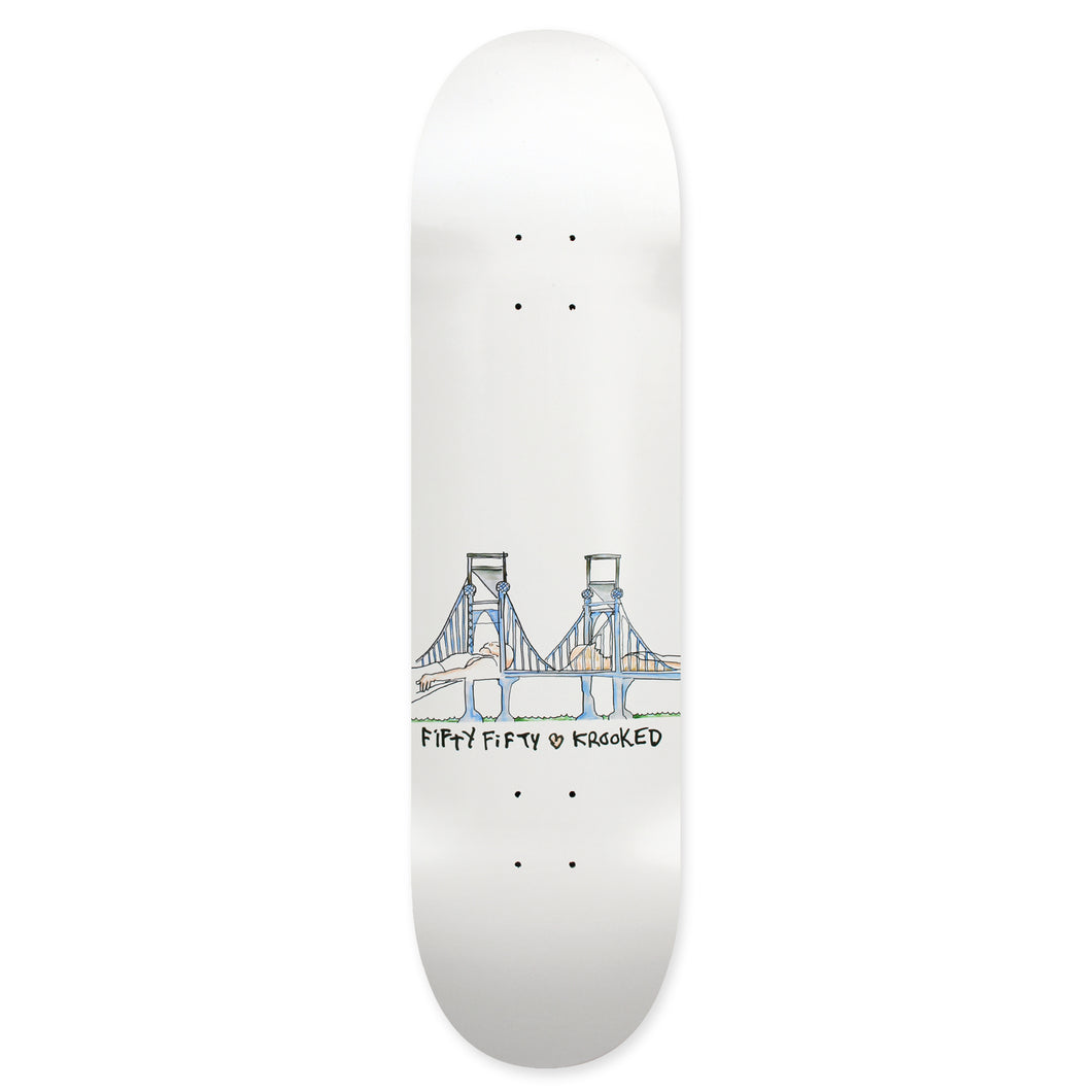 Fifty Fifty X Krooked Deck Assorted Sizes