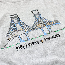Fifty Fifty X Krooked T-Shirt Heather Grey
