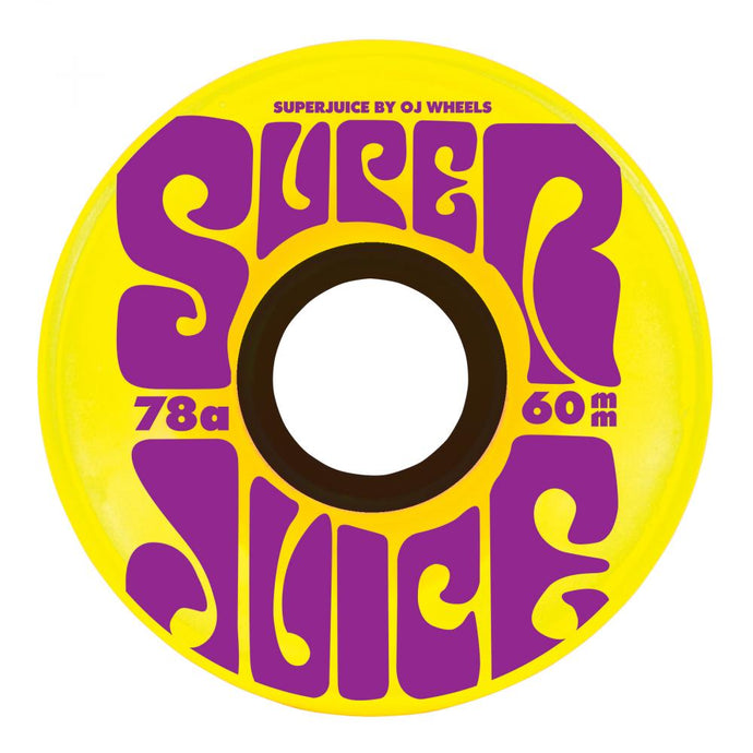 OJ Super Juice Soft Wheels 78a Yellow 60mm