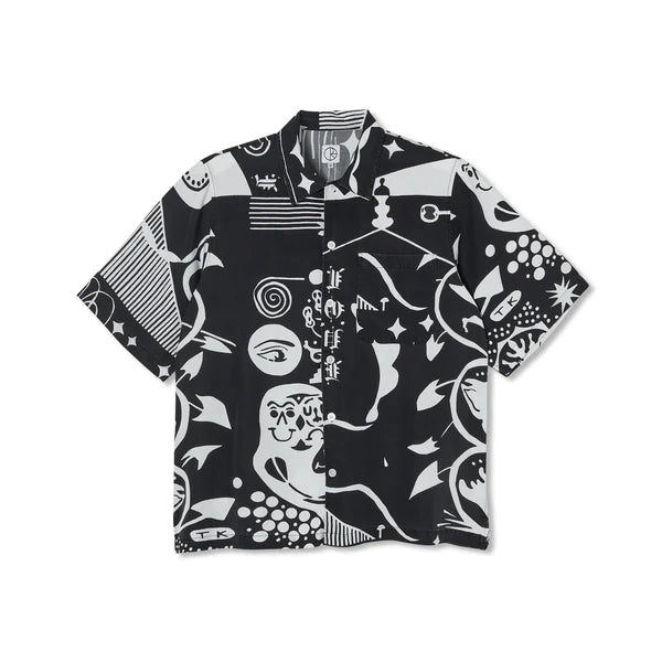 Polar Skate Co Spiral Shirt Black/White