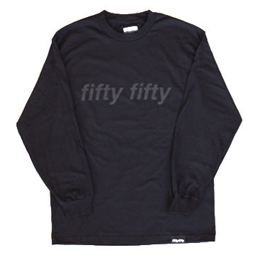 Fifty Fifty Trademark L/S T-Shirt Black/3M