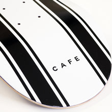 Skateboard Cafe Stripe Deck White/Black Assorted Sizes