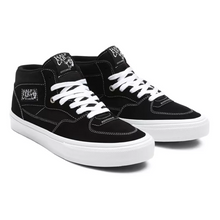 Vans Half Cab Skate Shoe Black/White