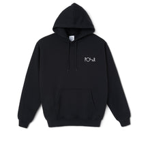 Polar Skate Co. 3 Tone Fill Logo Hood Black
