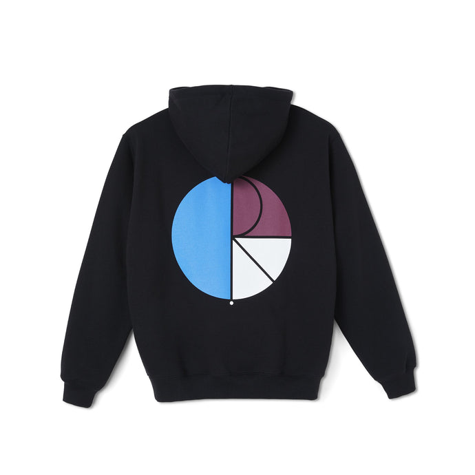 Polar Skate Co. 3 Tone Fill Logo Hood Black